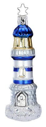 Seaside Lighthouse<br>Inge-glas Ornament